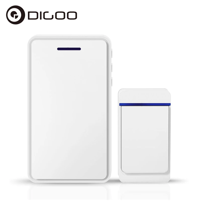 

DIGOO DG-ZTA Indoor Outdoor 433MHz Wireless Smart Home Doorbell Waterproof 52 Melodies 5 Levels Work with DIGOO SB-XYA