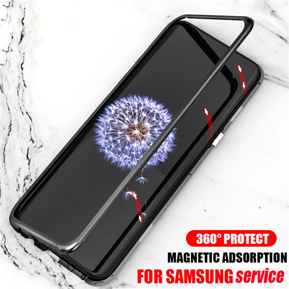 Magnetic Flip Case for Samsung S8 S9 Plus 01 