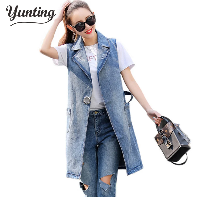 Dressy ladies long vests plus size for women jeans Dressy ladies long vests plus size for women jeans