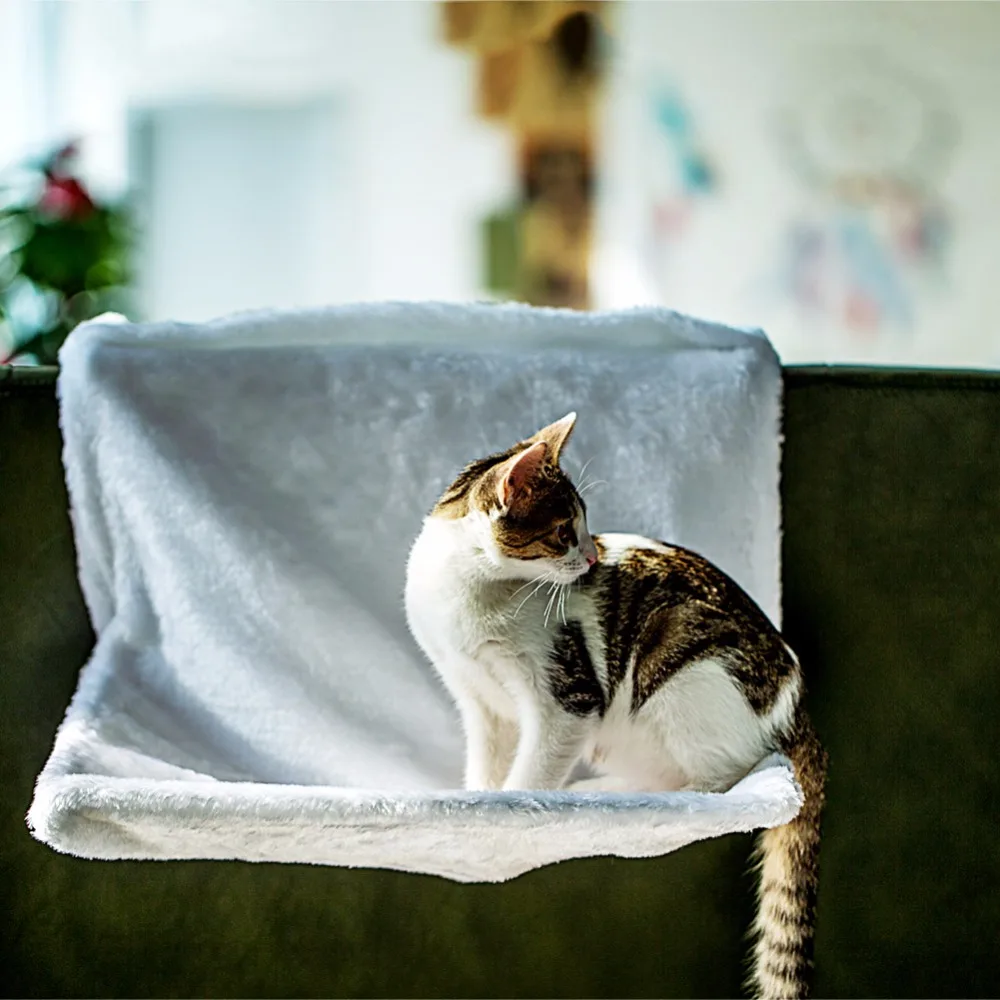 Leewince Pet Cat Hammock Bed Warm Soft Hanging Bed For Cat Kitten Cat Rest House Window Radiator Leewince Pet Cat Hammock Bed Warm Soft Hanging Bed For Cat Kitten Cat Rest House Window Radiator