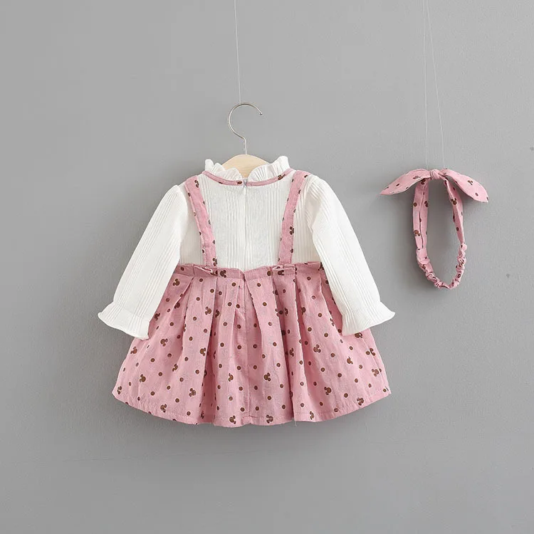 Новое платье для малышей осеннее платье в стиле пэчворк vestido infantil платье-рубашка принцессы с длинными рукавами для маленьких девочек от 0 до 3 лет вечерние костюмы в подарок