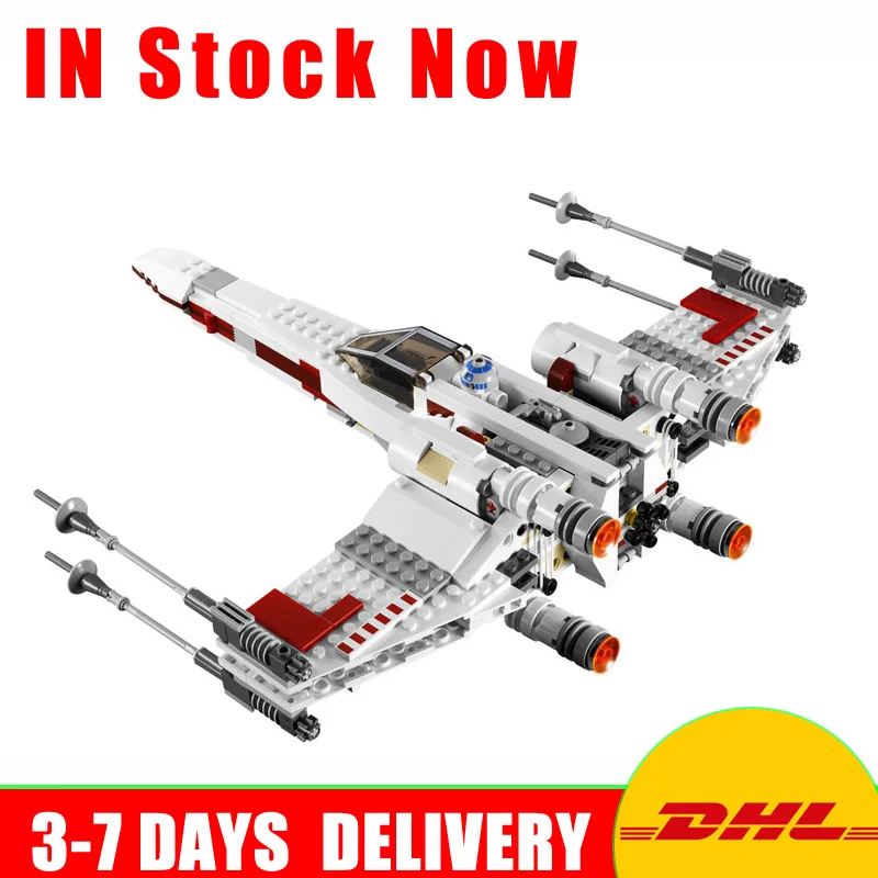 

IN Stock Lepin 05145 819PCS Star Wars Series X-Wing Starfighter Model Building Blocks Bricks Toys for Children Clone 75218 Gifts