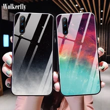 С космическим звездным принтом Стекло чехол для huawei Коврики 20 10 P30 P20 Lite Pro P Smart плюс Y5 Y6 Y7 Y9 Nova 3i Honor 10i 8X 7A 20 Pro Чехол
