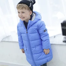 Мальчики Зимняя Куртка Срок годности Вниз Мужская 2016 Зима Новый Корейских Детей Куртка Утолщенной В Долгосрочной Разделе и мальчики.