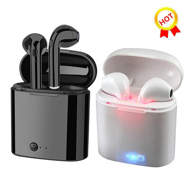 

i7S TWS Bluetooth Earphone 5.0 Pop-up Window Earbuds with Charging Case True Stereo Wireless Bluetooth Headset Headphones Cheap
