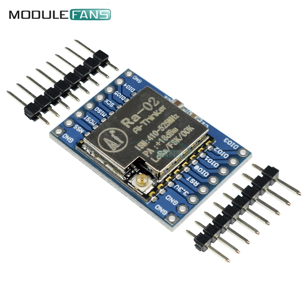 

433MHZ SX1278 LoRa Module 433M 10KM Ra-02 Ai-Thinker Wireless Spread Spectrum Transmission Socket for Smart Home DIY Board