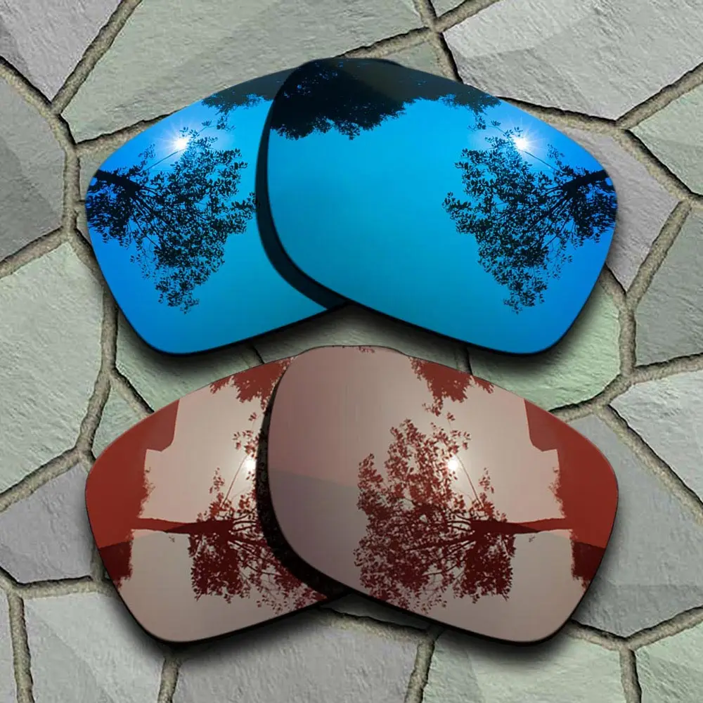 Солнцезащитные очки поляризованные Сменные линзы для Oakley Holbrook-сорта - Цвет линз: Blue-Bronze Brown