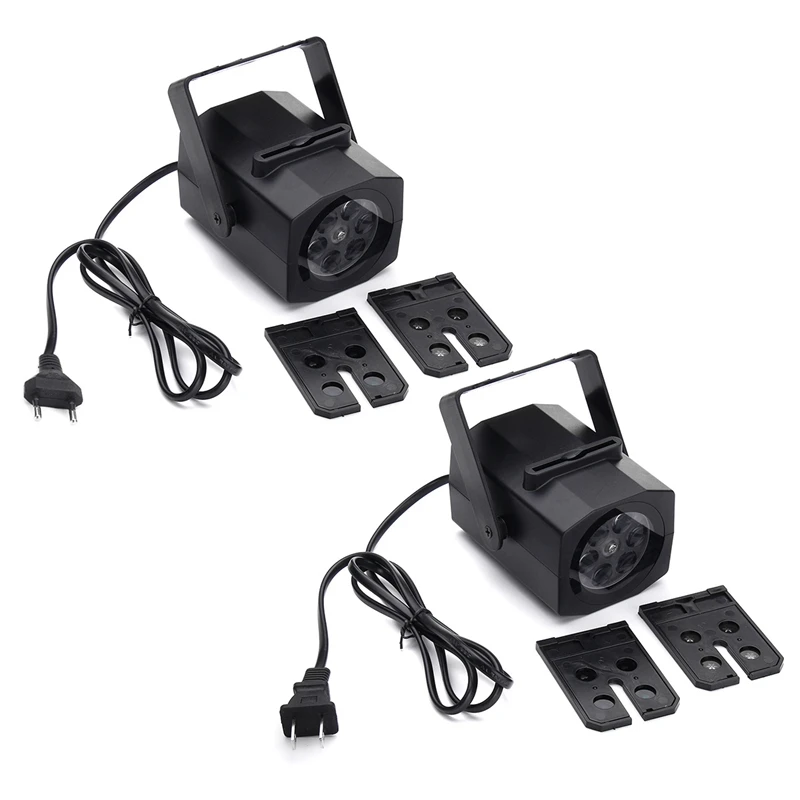 

2 Pattern 6 LED Stage Light Laser Lawn Garden Wall Lamp Star Snowflake LED Holiday Light Projector Light Waterproof