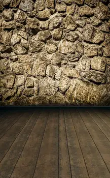 

VinylBDS photography backdrops 200*150cm(6.5*5ft) Messy stone wall photo backgrounds