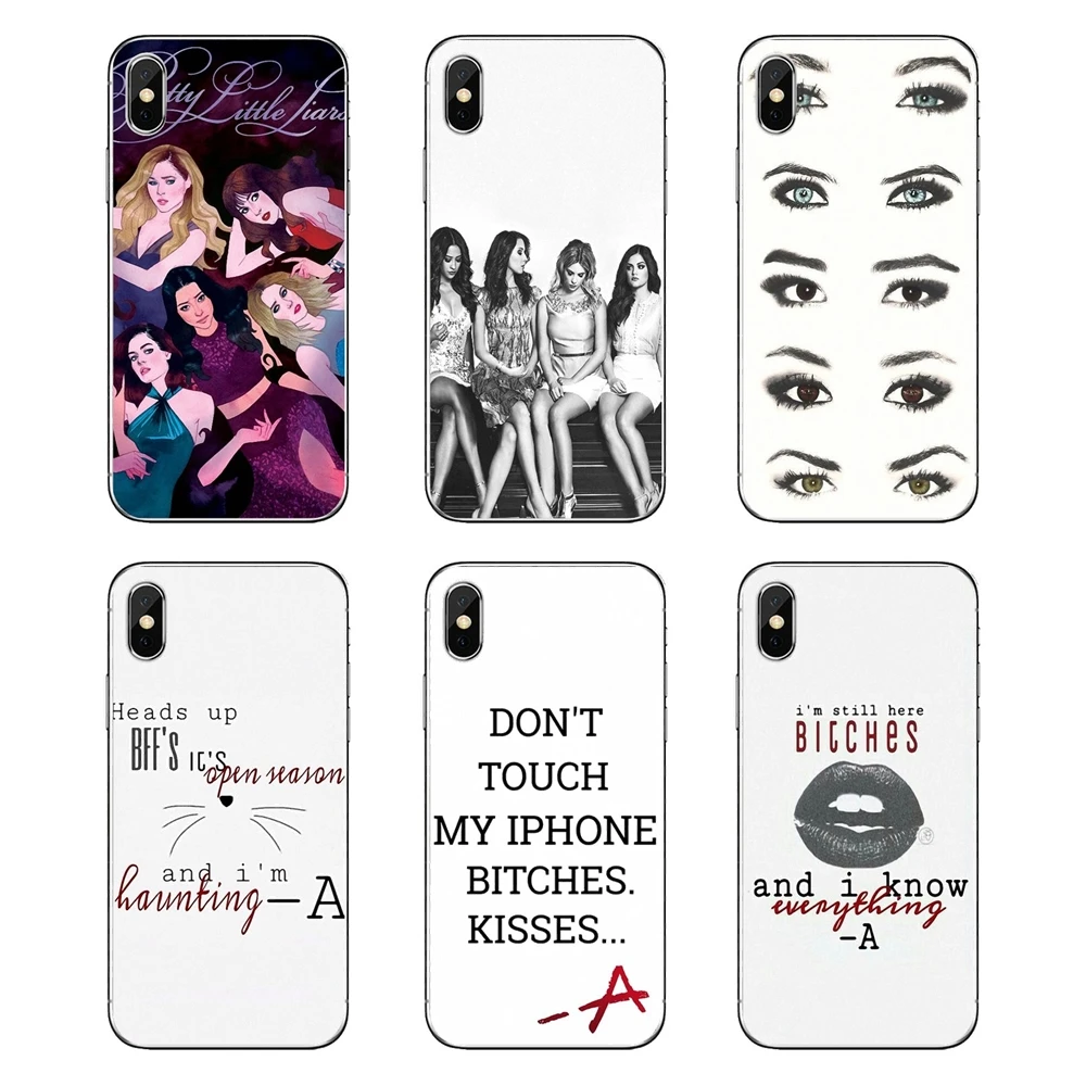 

For Huawei Honor 8 8C 8X 9 10 7A 7C Mate 10 20 Lite Pro P Smart Plus Transparent Soft Shell Covers Pretty Little Liars simple