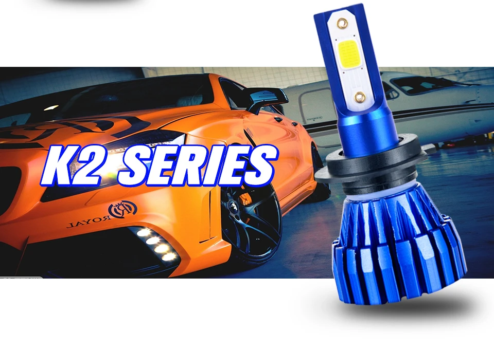  LED H7 H4 LED Car Headlight bulb 3000K 4300K 6500K 8000K H1 H11 H8 9005 9006 HB3 12V COB 5000LM 1860 10000LM 50W Fanless fan (2)