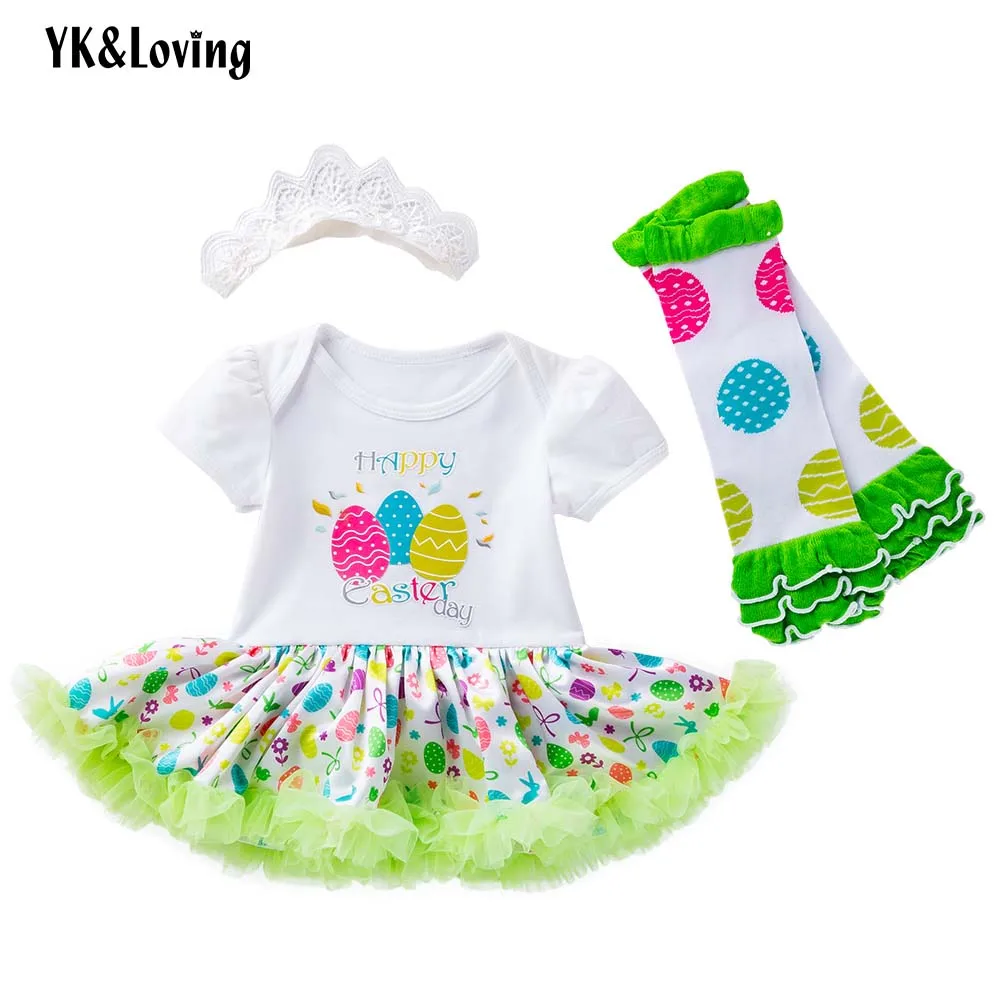 YK & Loving Пасхальный день хлопковый комбинезон юбки От 0 до 2 лет для новорожденных
