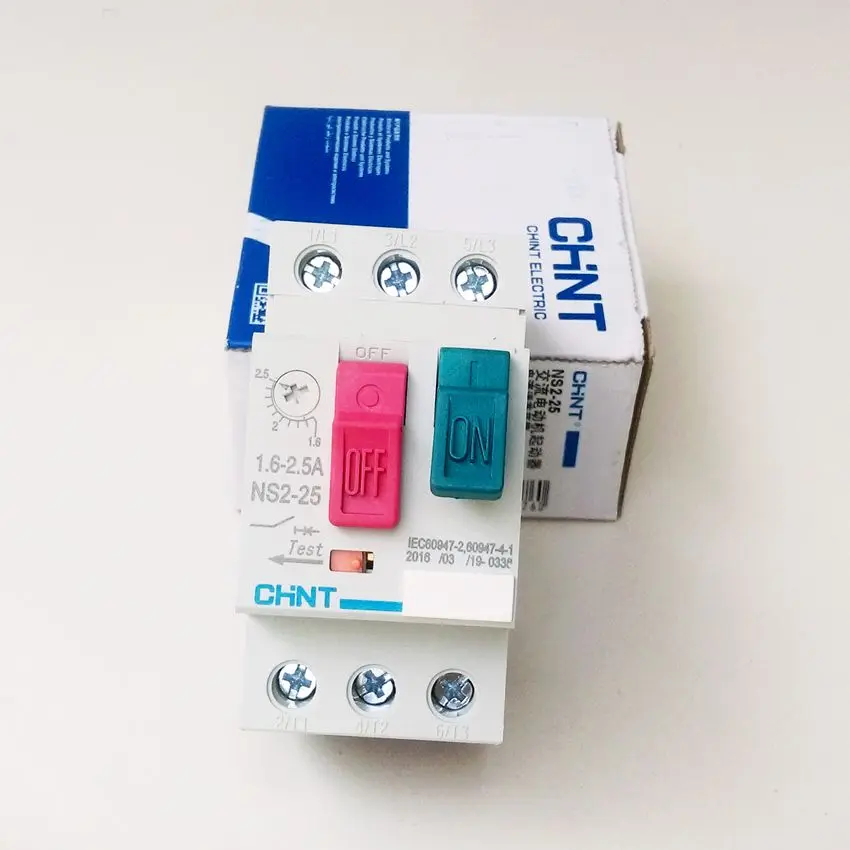 

CHINT NS2-25 1.6-2.5A Manual Motor Starter