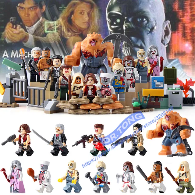 Best Price DR.TONG 12pcs/set Zombie Army Resident Evil Figure Set
