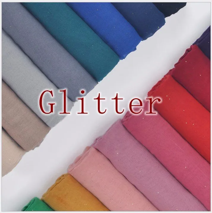 20 Warna Bebas Shipping Polos Katun Viscose Poliester Syal Muslim Jilbab Pembungkus Kualitas Syal Grosir Eceran-Internasional