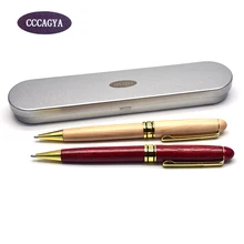 CCCAGYA A004 Деревянная Классическая Высококачественная Шариковая ручка для офиса и школы масляная ручка, карандаши и принадлежности для письма подарочная ручка