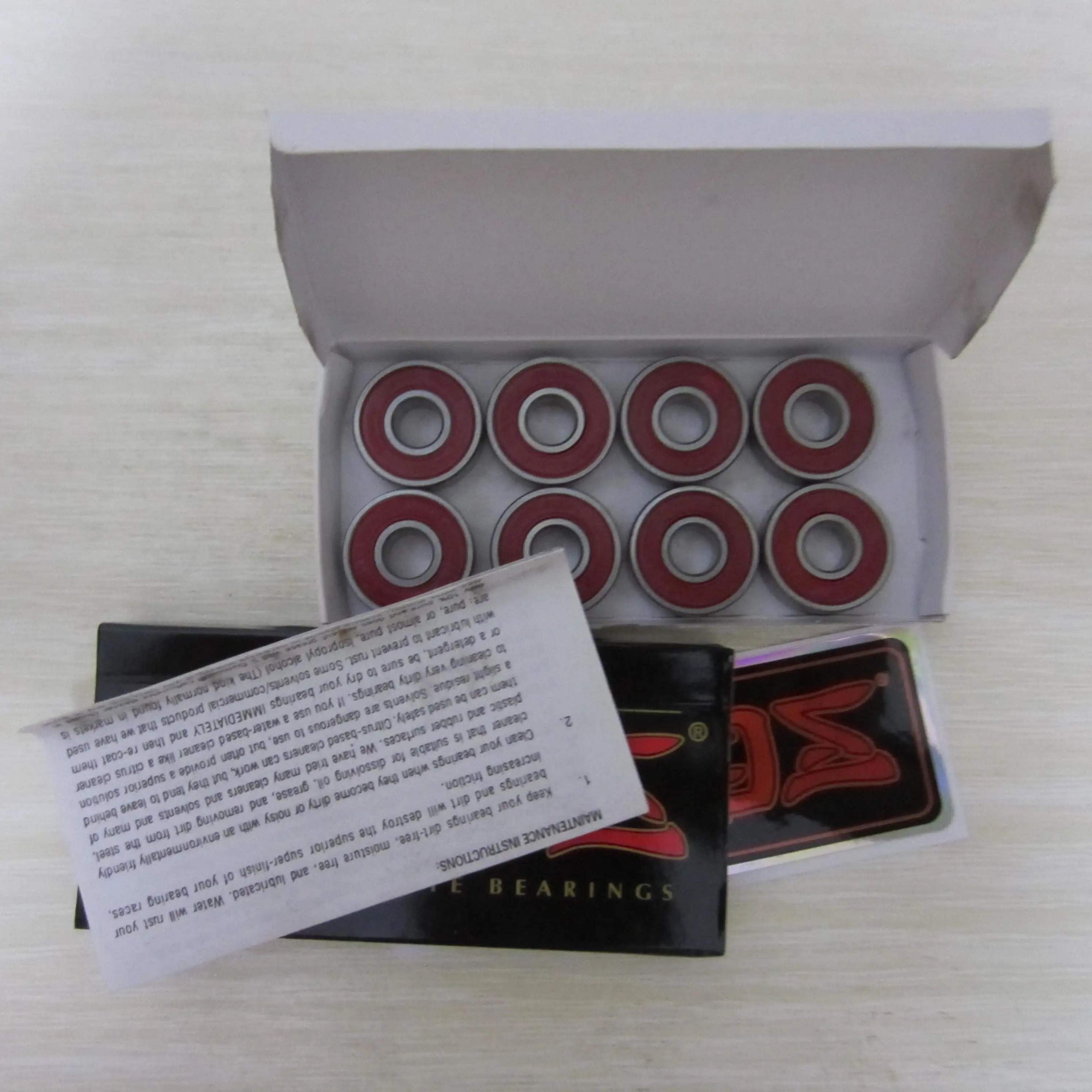 

8pcs famous brand 608rs hoverboard skate shoes bearing 608 2rs 8* 22*7mm