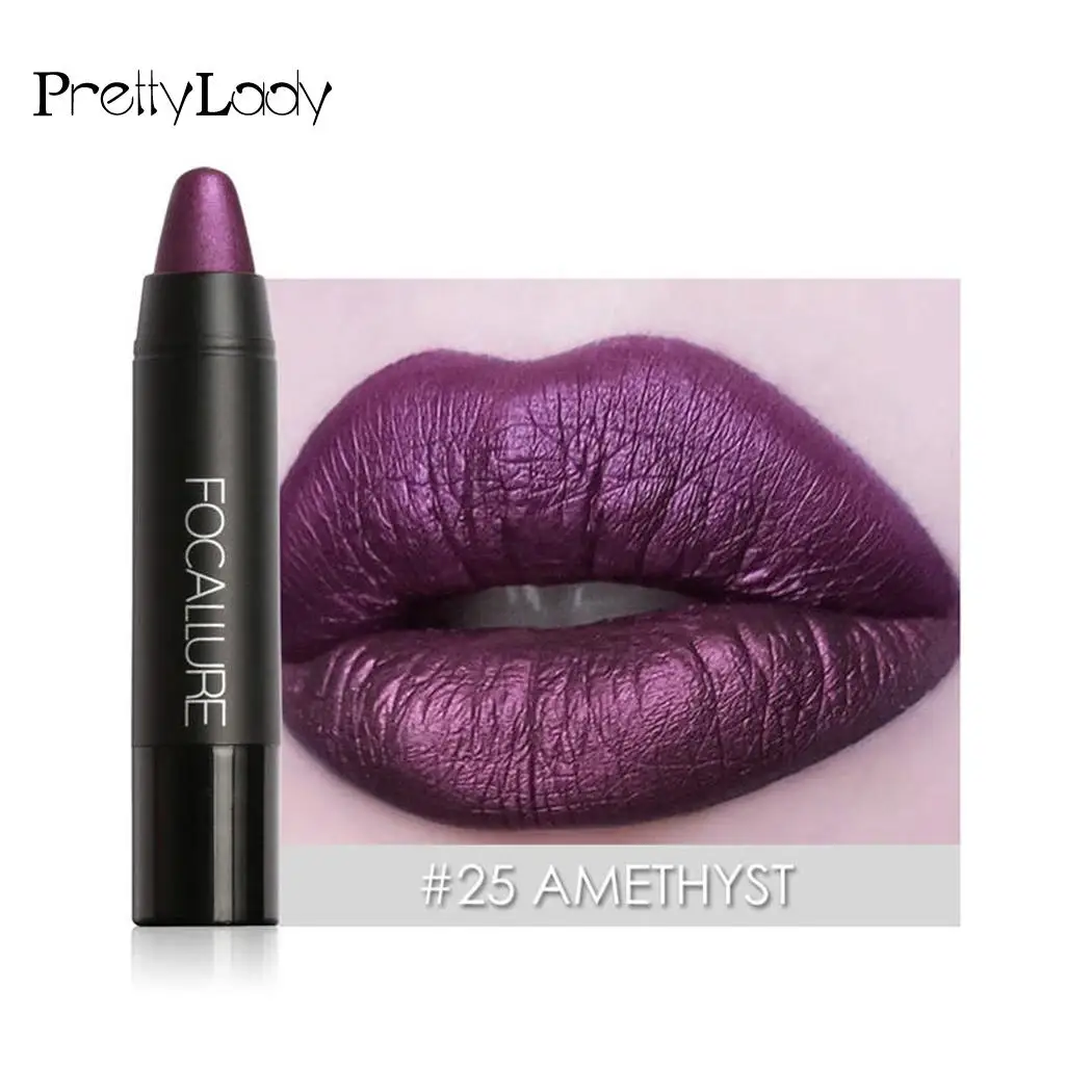 

Matte Metal Color Makeup Cosmetic New Long Lasting Soft Lip Cream Lipstick