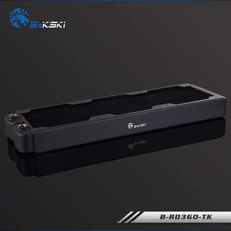 Bykski water cooler Single wave Radiator Length 360mm Water tank for 12cm fan