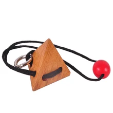 Популярная веревочка, деревянные головоломки, логика, интеллектуальный головоломка, струнные головоломки, игра для взрослых и детей