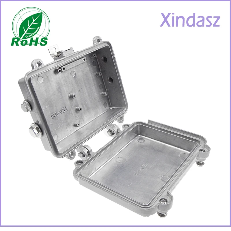 Водонепроницаемый алюминиевый корпус для электросчетчика 130*90*50 мм|box combination|boxbox