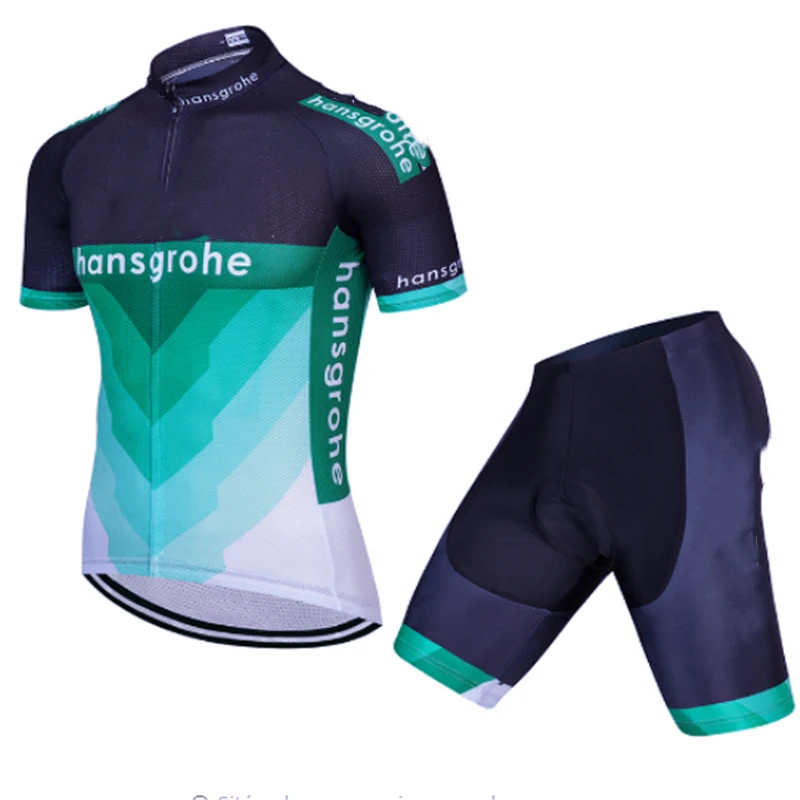 Hansgrohe Летняя мужская велосипедная майка с коротким рукавом, набор Майо, шорты, велосипедная одежда, дышащая рубашка, одежда, костюм Pro