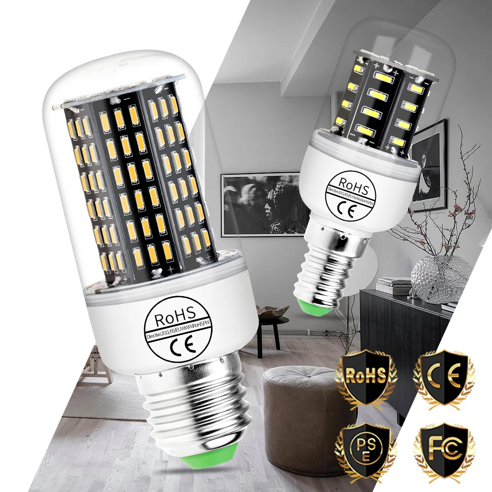 

Ampoule Led E27 Light Emitting Diode Lamp E14 Led 220V Lamparas Led Corn Light Bulb Led Home Decorative Bedroom Lighting 4014smd