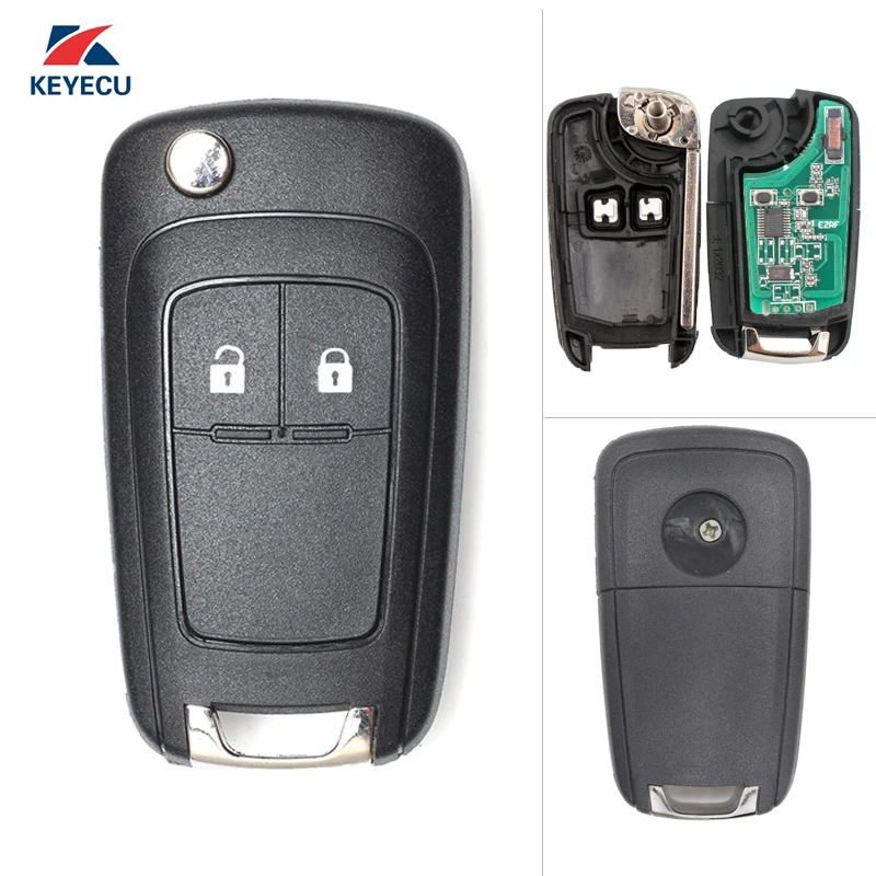 KEYECU Replacement Remote Car Key Fob 2 Button 315/433MHz ID46 for Chevrolet Aveo Cruze Orlando 2008-2015 | Автомобили и