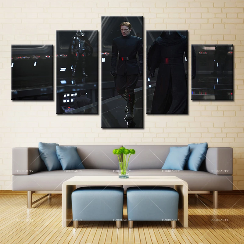 5 panel Modern Home Art Wall HD Picture Canvas printings Living Room Decoration Theme Star Wars:The Force Awakens333 | Дом и сад