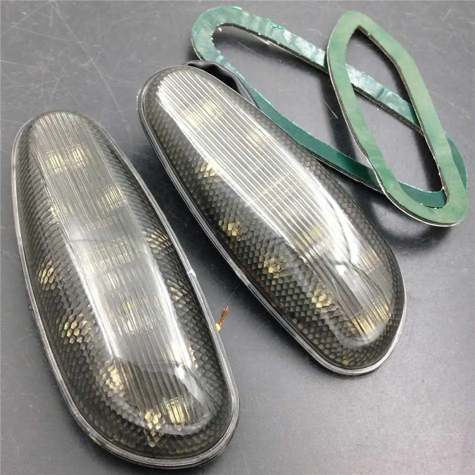 Motorcycle Flush Mount LED Turn Signal Indicator Lights For Suzuki GSX-R 600 2001-2005 GSX-R 750 2000-2005 GSX-R 1000 2001-2004 Clear Lens Motorcycle Flush Mount LED Turn Signal Indicator Lights For Suzuki GSX-R 600 2001-2005 GSX-R 750 2000-2005 GSX-R 1000 2001-2004 Clear Lens