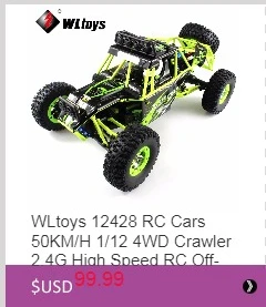 Wltoys 10428-B 1:10 RC Автомобиль 2,4G 2CH 4WD 30 км/ч Электрический матовый Off-дорожные светодиодные фонари RTR радиоуправляемая антигравитационная машина