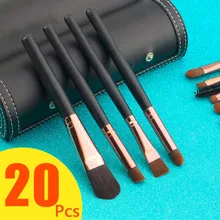 20Pcs Professional Powder Makeup Brushes Set Foundation Eye shadows Nose Lip Make Up Brush Tool Cosmetics Kits