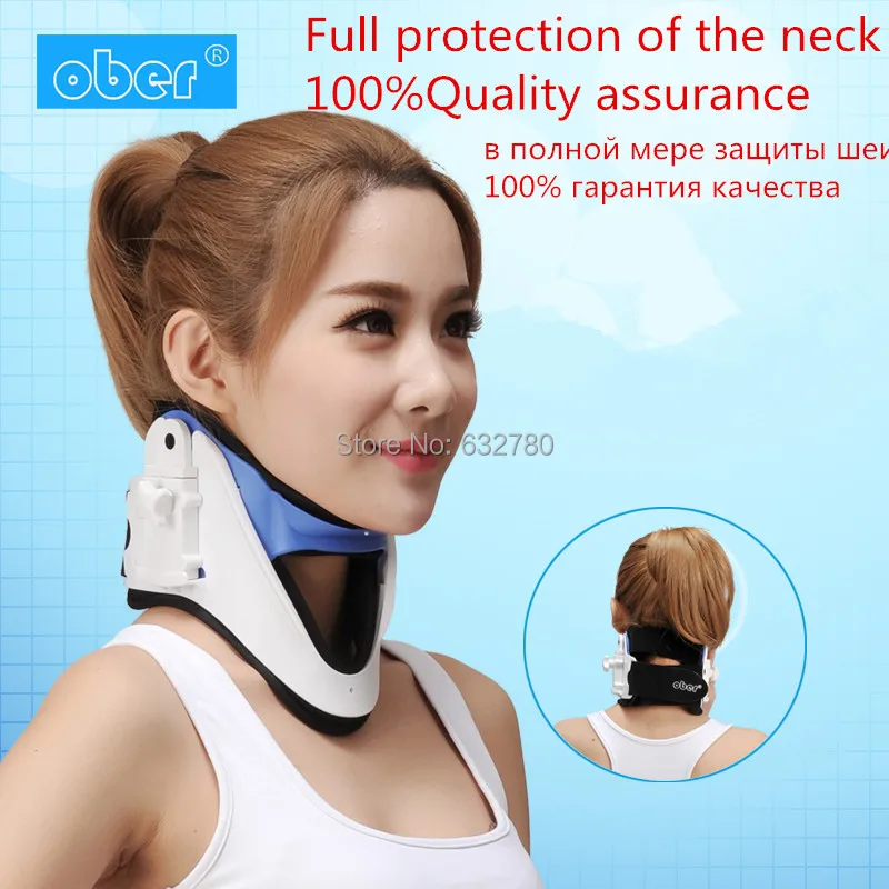 Ober medical adjustable neck brace collar traction device tensioner