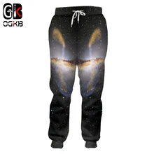 OGKB дропшиппинг спортивные брюки мужские/wo мужские 3D принт Космическая Звезда спортивные брюки унисекс Бодибилдинг Фитнес Беговые брюки в повседневном стиле шаровары