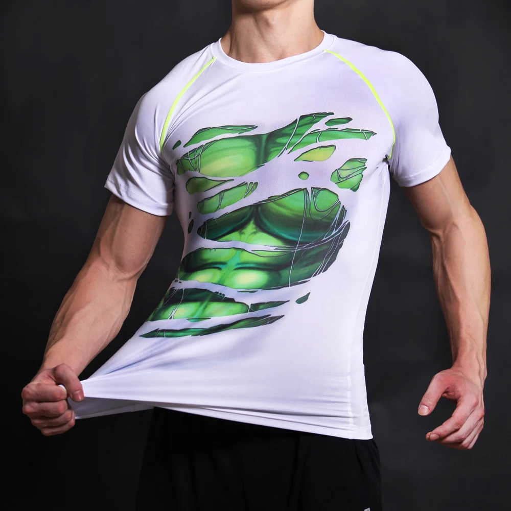

T Shirt Captain America Shield Civil War Tee 3D Printed T-shirts Men Marvel Avengers 3 Hulk man Fitness GymClothing Male Tops