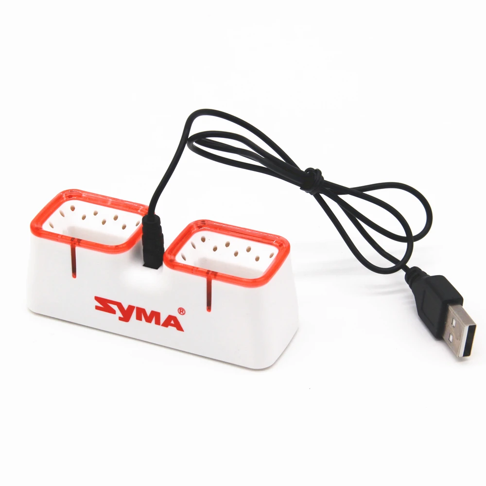 Syma X22/X22w Дрон батарея с зарядным устройством RC Квадрокоптер запасные части Аксессуары 3,7 в 400 мАч батарея