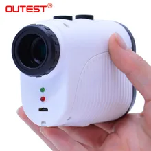 OUTEST телескоп лазерный дальномер 400 м лазерный дальномер 7 xmonocular, для гольфа, охоты, лазерным дальномером рулетка