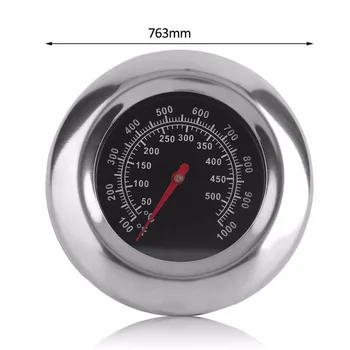 Stainless Steel BBQ Grill Thermometer  5