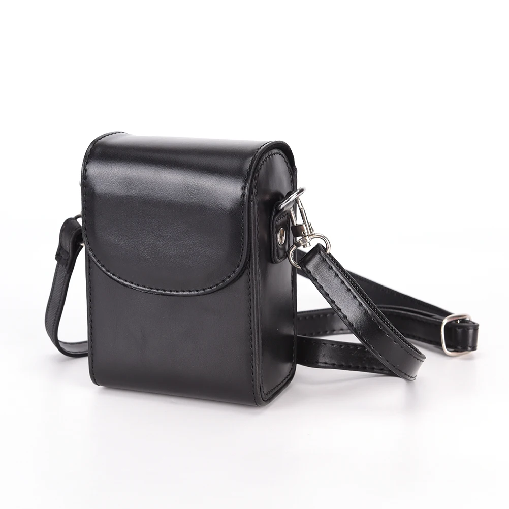Водонепроницаемый винтажный PU плечевой ремешок для камеры сумка чехол Чехол для SONY RX100III RX100M3 для фото камеры - Цвет: black