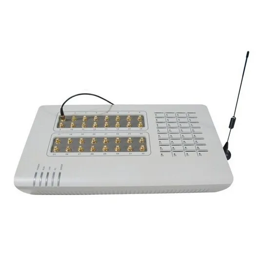 Быстрая! GOIP GSM VOIP 32 канала четырехполосная антенна