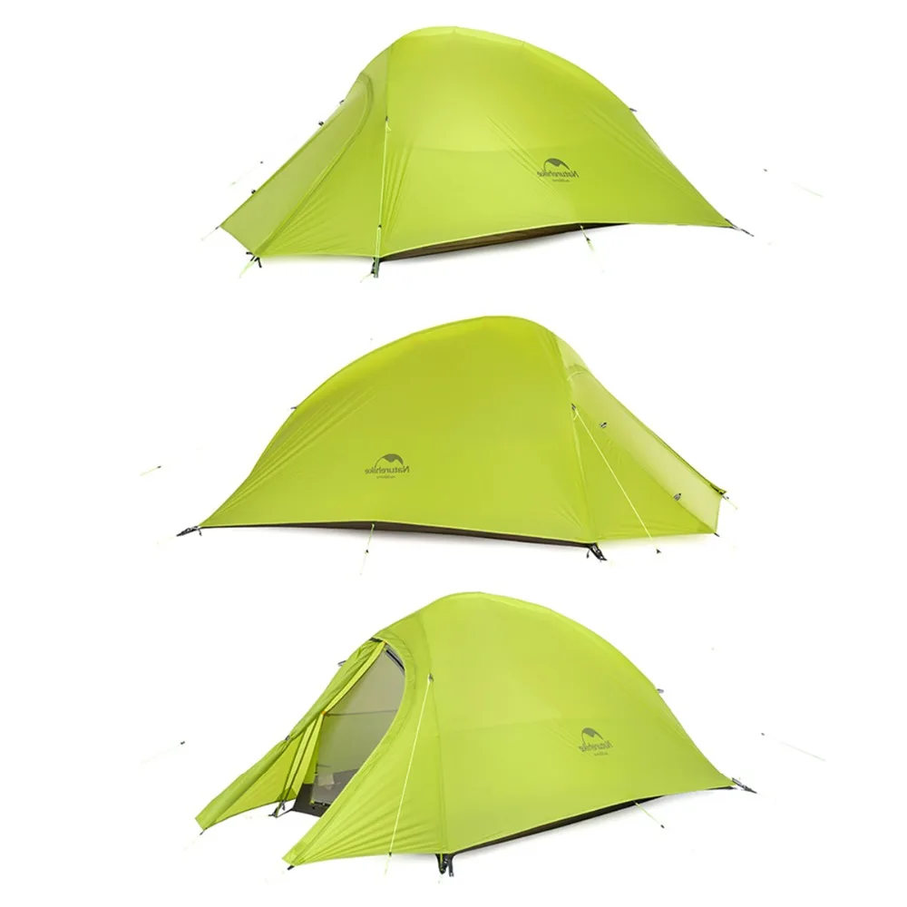 

Naturehike CloudUp Series Ultralight Tents Outdoor Camping Hiking Tent 20D Fabric For 2 Person With Mat NH15T002-T