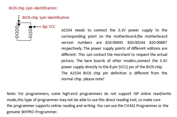 Разъем Sam, для Apple Mac a1534 программатор BIOS, для Mac notebook deryption, разблокировка паролем, ID, блокировка прошивки, контактный замок 12+ 30 Pin