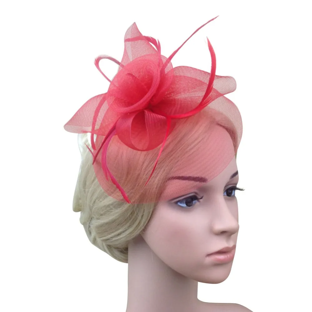 Buy Lady Elegant Fascinator Hat Clips Hairpins Hair