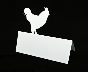 

Rooster tented Place Cards rustic Wedding bridal baby shower Dinner Party, Seating table number name Tented Escort Card