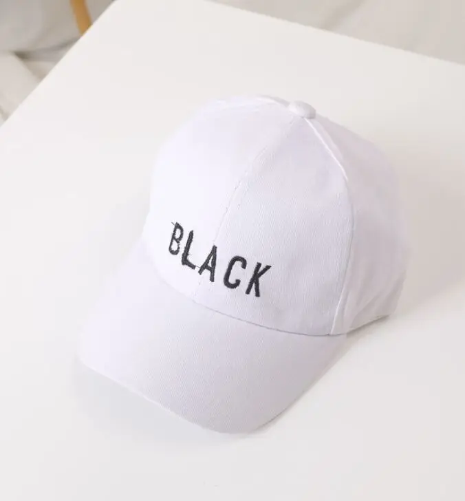 03 white Новая модная демисезонная бейсболка с вышитыми буквами, детская шапка в стиле хип-хоп, Детская Верхняя Солнцезащитная бейсболка для мальчиков и девочек, бейсболка - Цвет: 03 white