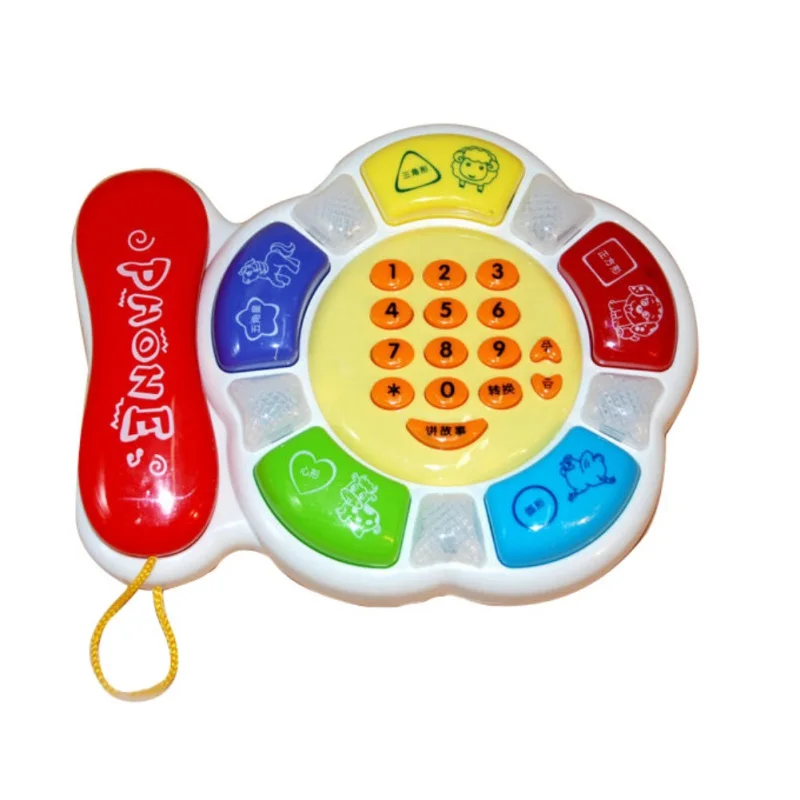 Children Hot Electronic Toy Phone for Kids Baby Educational Learning Toys New Baby Music Toy Gift for Children Music Story Phone