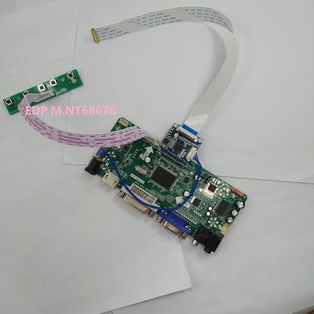 

kit for LP156WF6(SP)(F1) HDMI VGA Panel Screen 15.6" LED LCD M.NT68676 LG display Controller board 30pin EDP DVI 60Hz 1920*1080