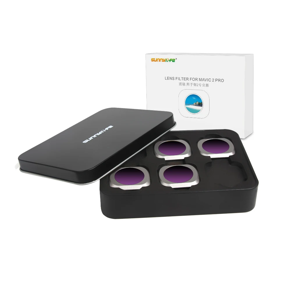 

4 in 1 DJI Mavic 2 Pro Lens Filters ND8/16/32/64-PL Filters For DJI Mavic 2 Pro Drone Camera Lens Protection Accessories