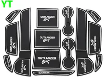 Auto anti-slip cup mat non slip door gate pad for mitsubishi outlander 2013-2018, car accessories, free shipping