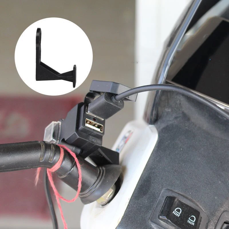 Зарядное устройство на руль для мотоцикла с usb-разъемом, комплект запасных частей